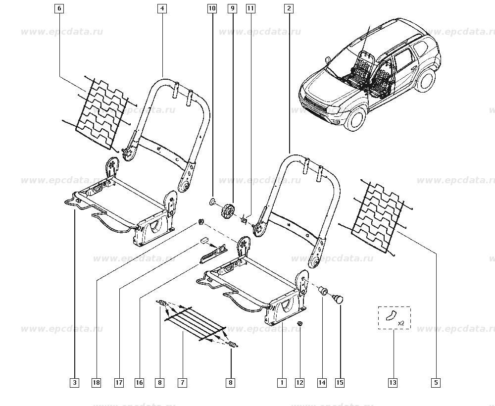 Сиденья Рено Дастер 2 Купить