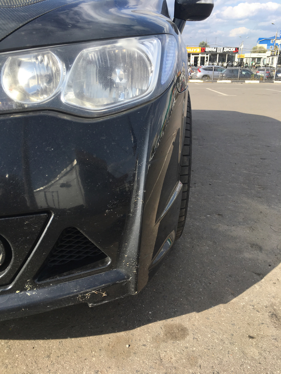 После установки проставок и до установки болтов. — Honda Civic 4D (8G)