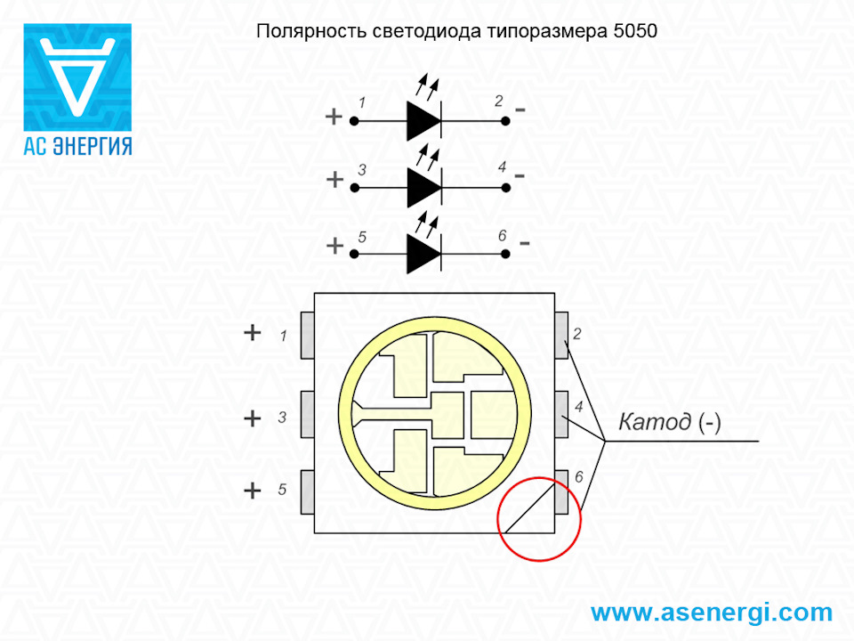 Smd светодиоды схема