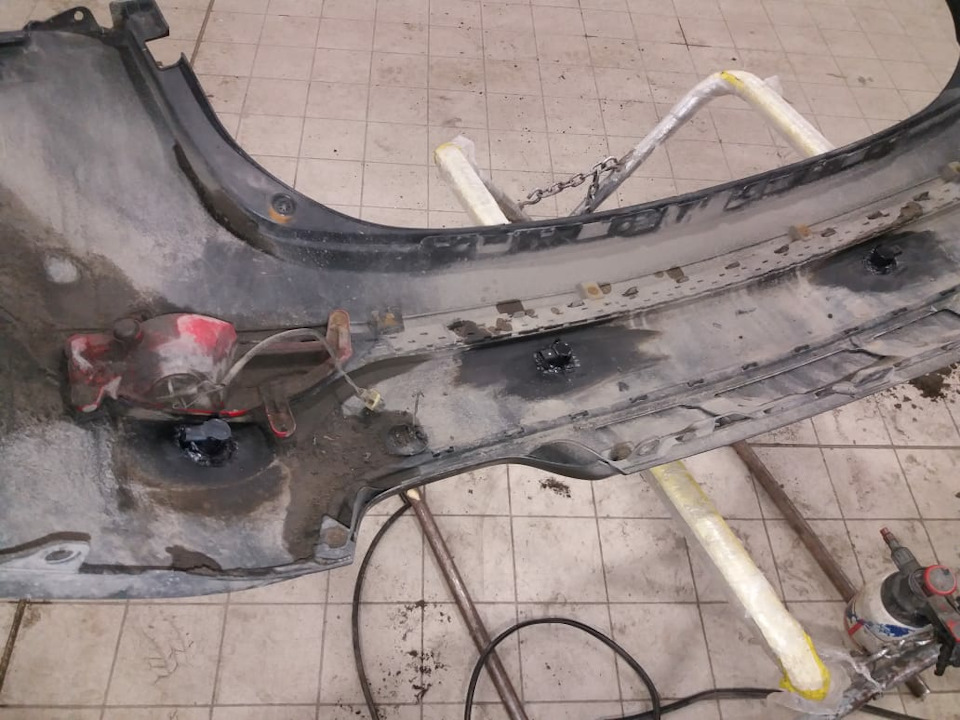 Ремонт парктроников — Hyundai Santa Fe (3G), 2,2 л, 2013 года | своими ...