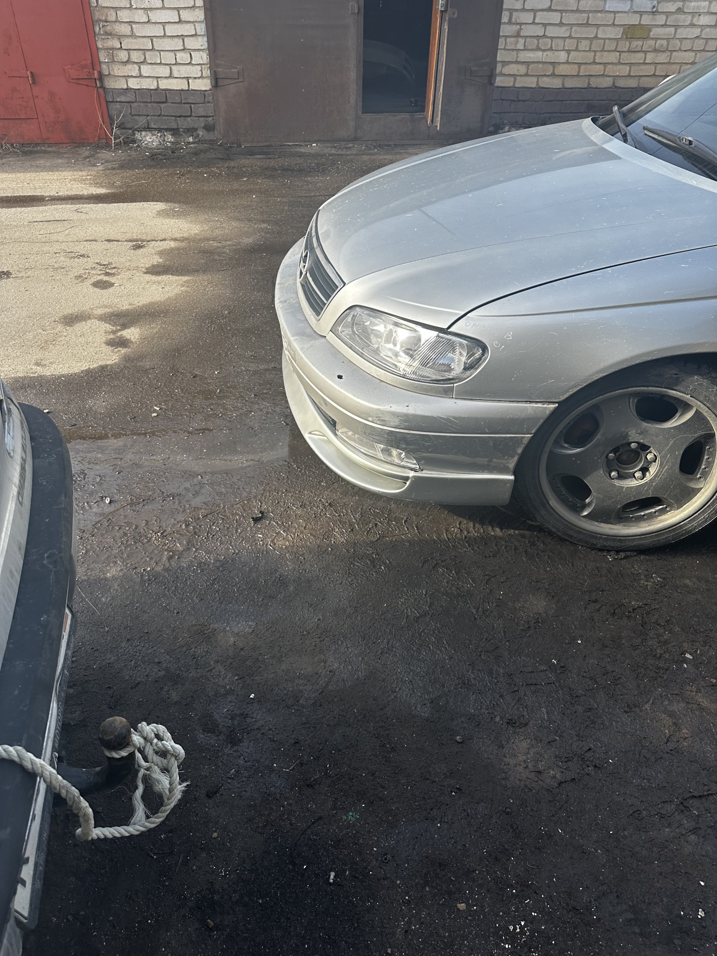 Губа на бампер — Opel Omega B, 2,5 л, 2000 года | стайлинг | DRIVE2