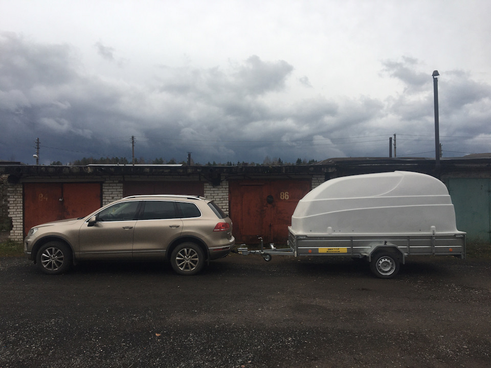Сигнализация прицепа₽)) — Volkswagen Touareg (2G), 3 л., 2015 года ...