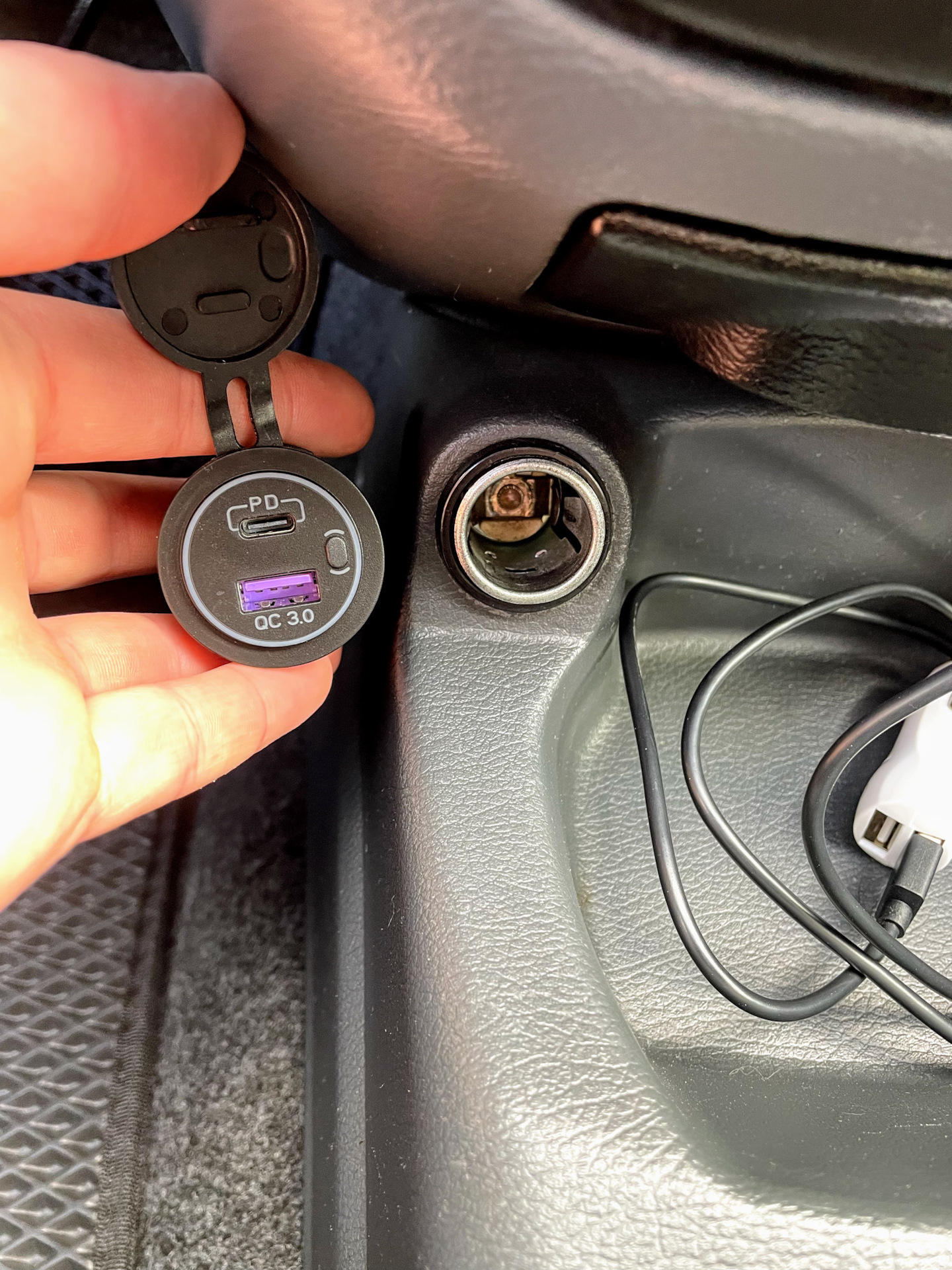 Usb car charger вместо прикуривателя
