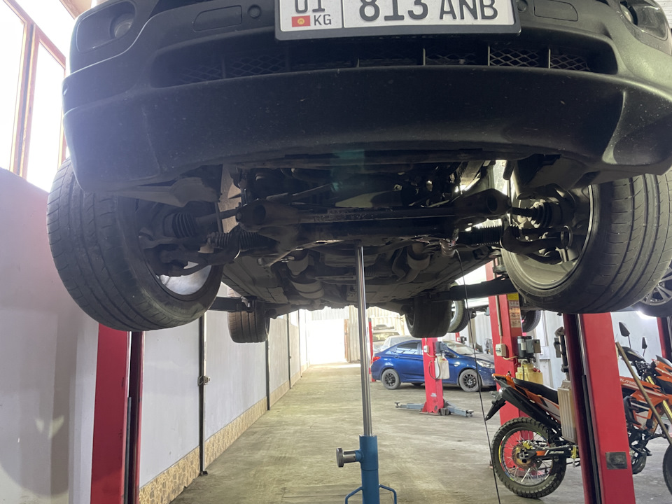 Замена и реставрация рулевой рейки — BMW X5 (E53), 4,4 л, 2005 года ...