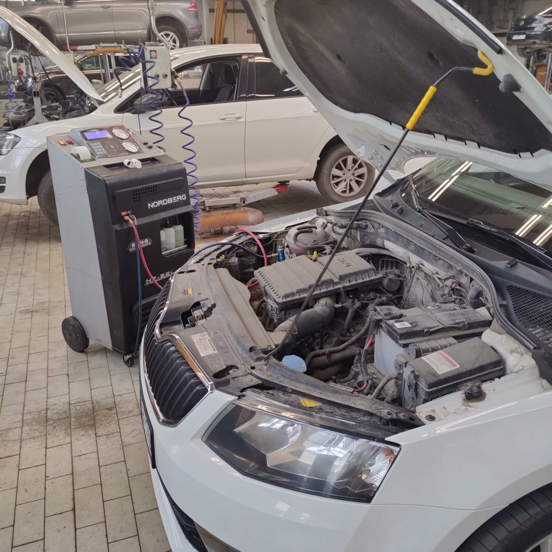 Конец компрессора кондиционера + мойка радиаторов — Skoda Octavia A7 ...