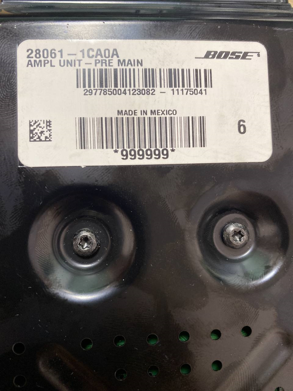 Частично пропал звук в динамиках BOSE [Help] — Infiniti FX (2G), 3,7 л ...