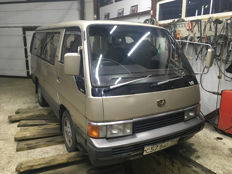 Ремонт глушителя, восстановление лямбды — Nissan Homy (E24), 3 л, 1990 ...