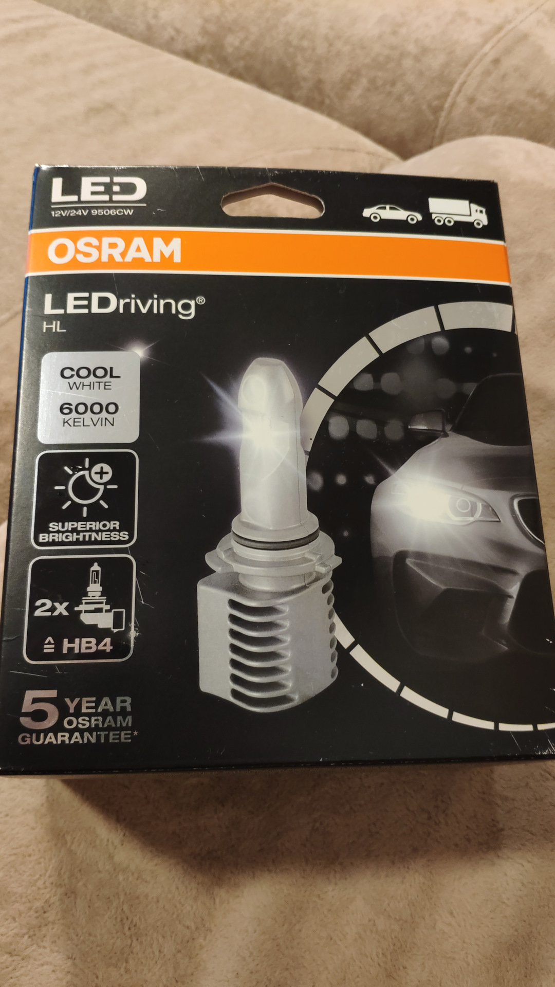 LED лампы OSRAM LEDriving в ближний свет. — KIA Sportage (4G), 2 л, 2017  года | тюнинг | DRIVE2