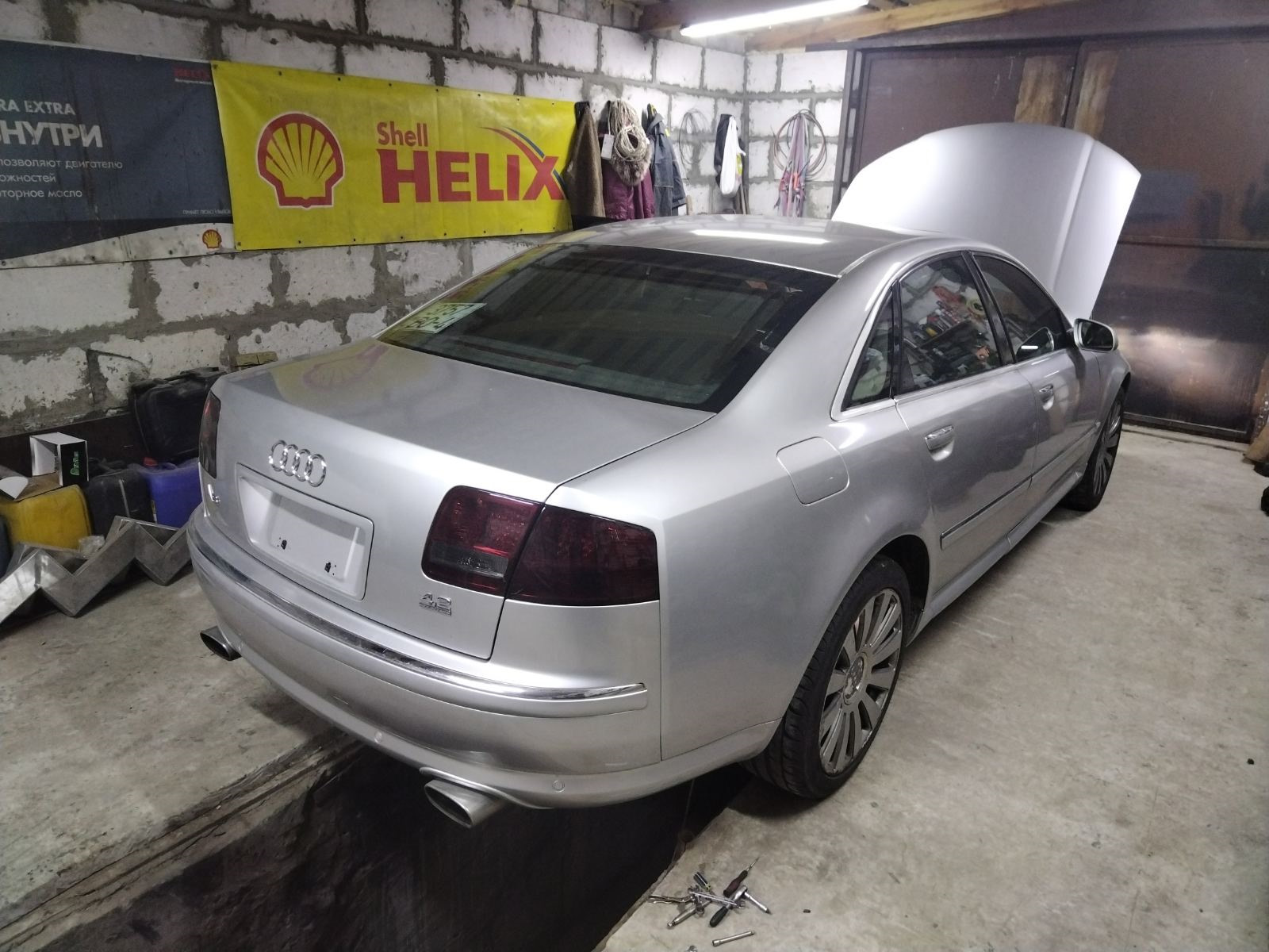 И снова приятная тишина — Audi A8 (D3), 4,2 л, 2003 года | поломка | DRIVE2