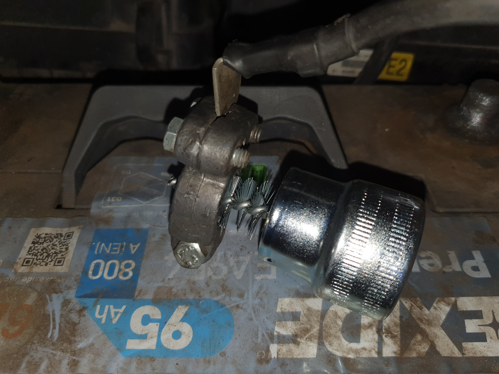 9. Замена клемм аккумулятора + Обзор на Щётку-Ёршик для клемм — KIA ...