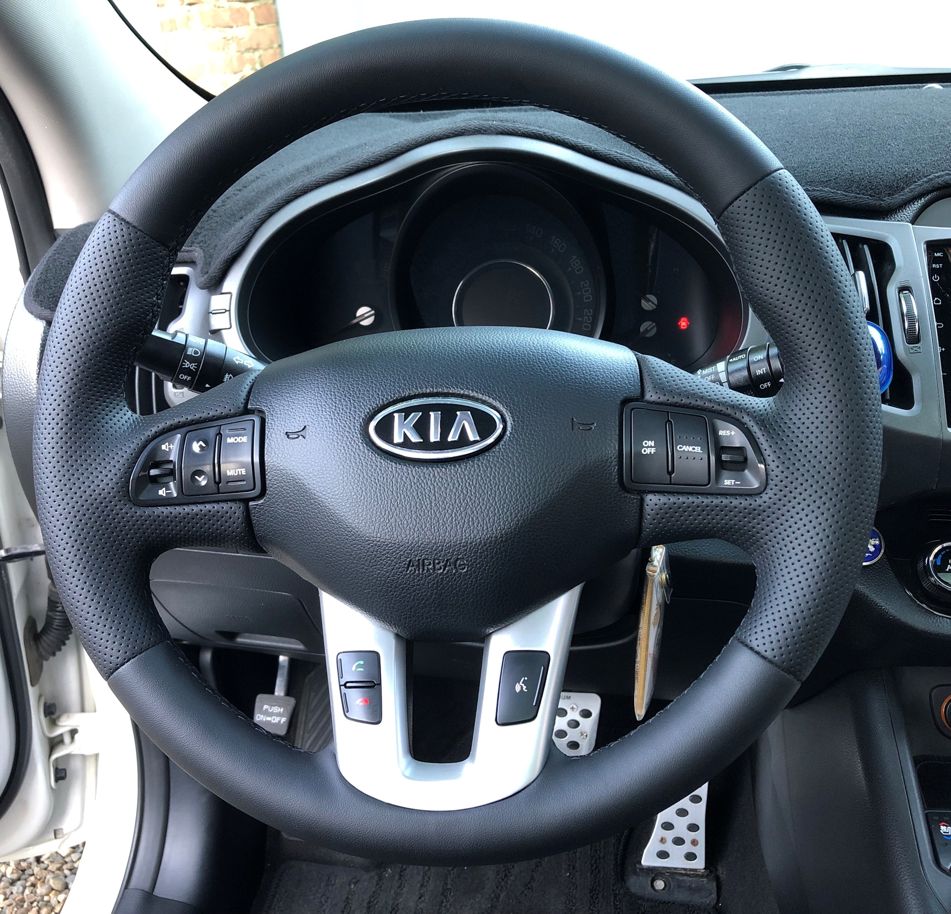 Перетяжка руля kia sportage 4