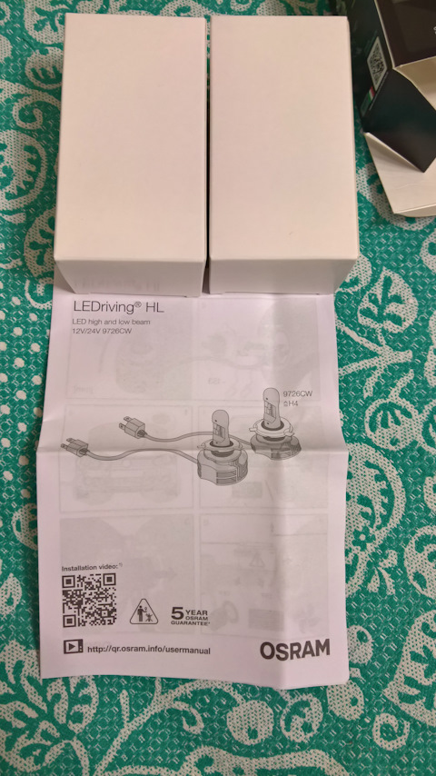 9726CW Лампа дальнего света OSRAM | Запчасти на DRIVE2