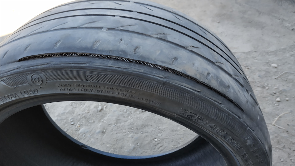 Износ задней резины — BMW 3 series Touring (E46), 2 л, 2003 года | шины ...