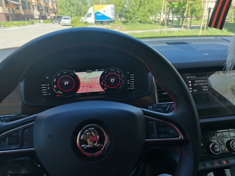 Цифровая приборка и юнит amudsen — Skoda Kodiaq, 2 л, 2018 года ...