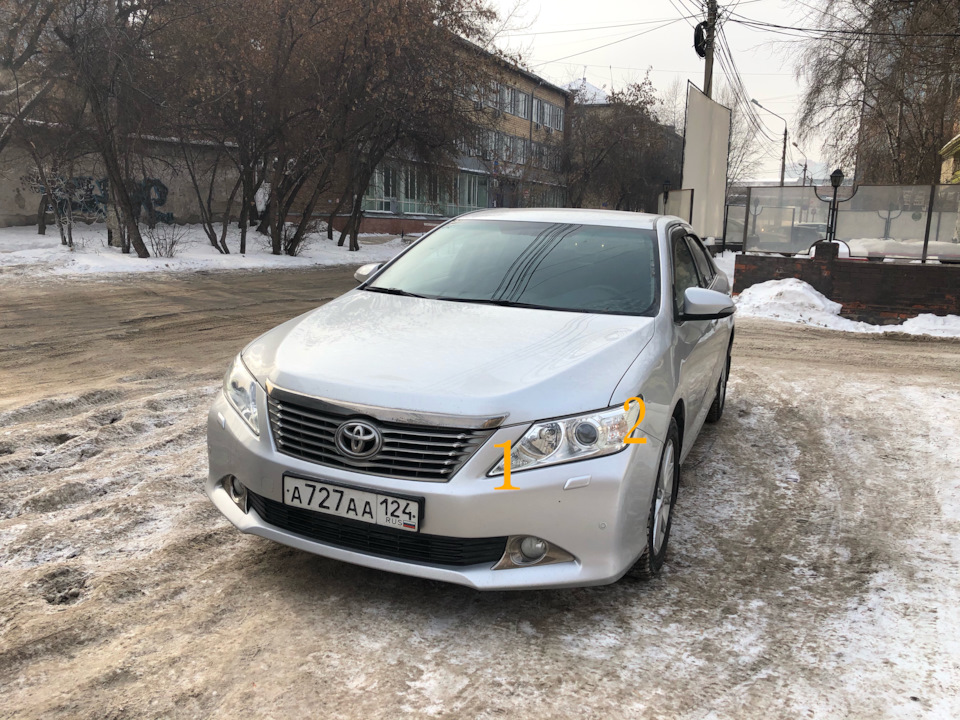 #2 габариты American style 🇺🇸 — Toyota Camry (XV50), 2,5 л, 2013 года ...