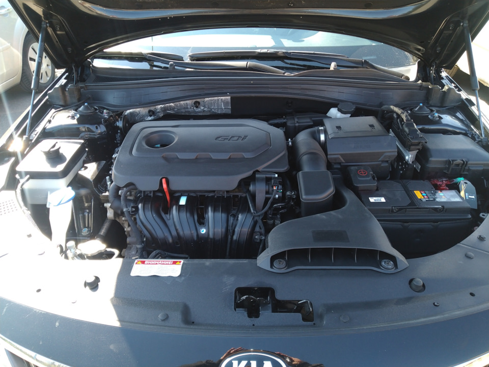 Трещина в поддоне картера+ то 3 — KIA Optima (4G), 2,4 л, 2019 года ...