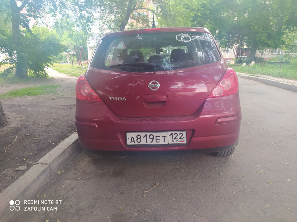 Tiida nissan установить парктроник