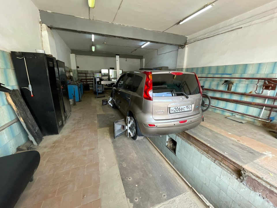 Ходовка — Nissan Note (1G), 1,6 л, 2006 года | визит на сервис | DRIVE2