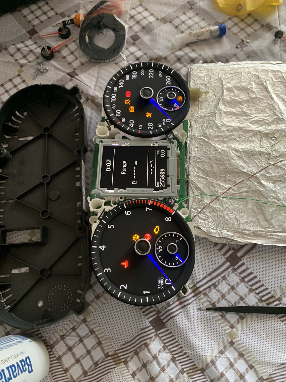 Попытка 2. Пересвет стрелок приборной панели 3c0920 872H — Volkswagen ...