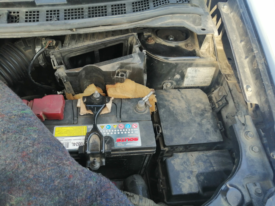 Замена воздушного фильтра и модернизация на зиму — Nissan Lafesta (1G ...