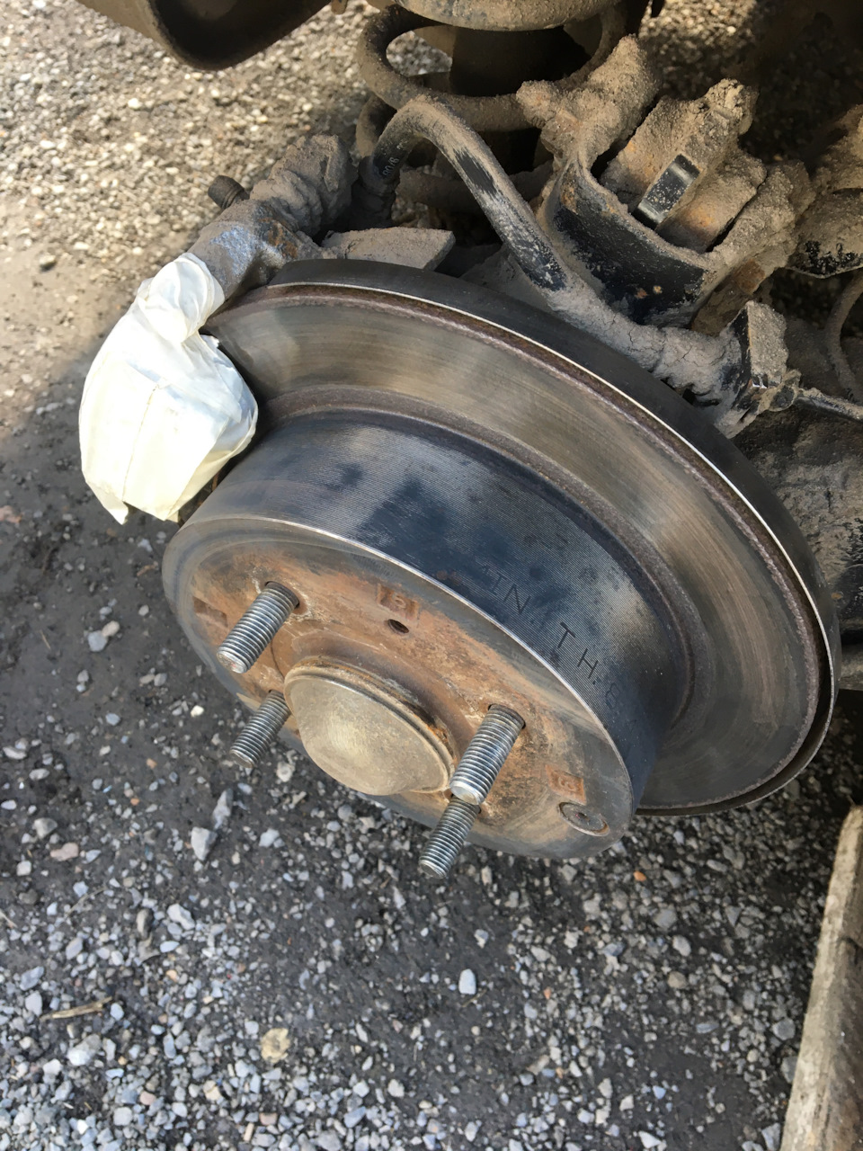 Покраска тормозных дисков лансер 9 — Mitsubishi Lancer IX, 1,6 л, 2006 ...