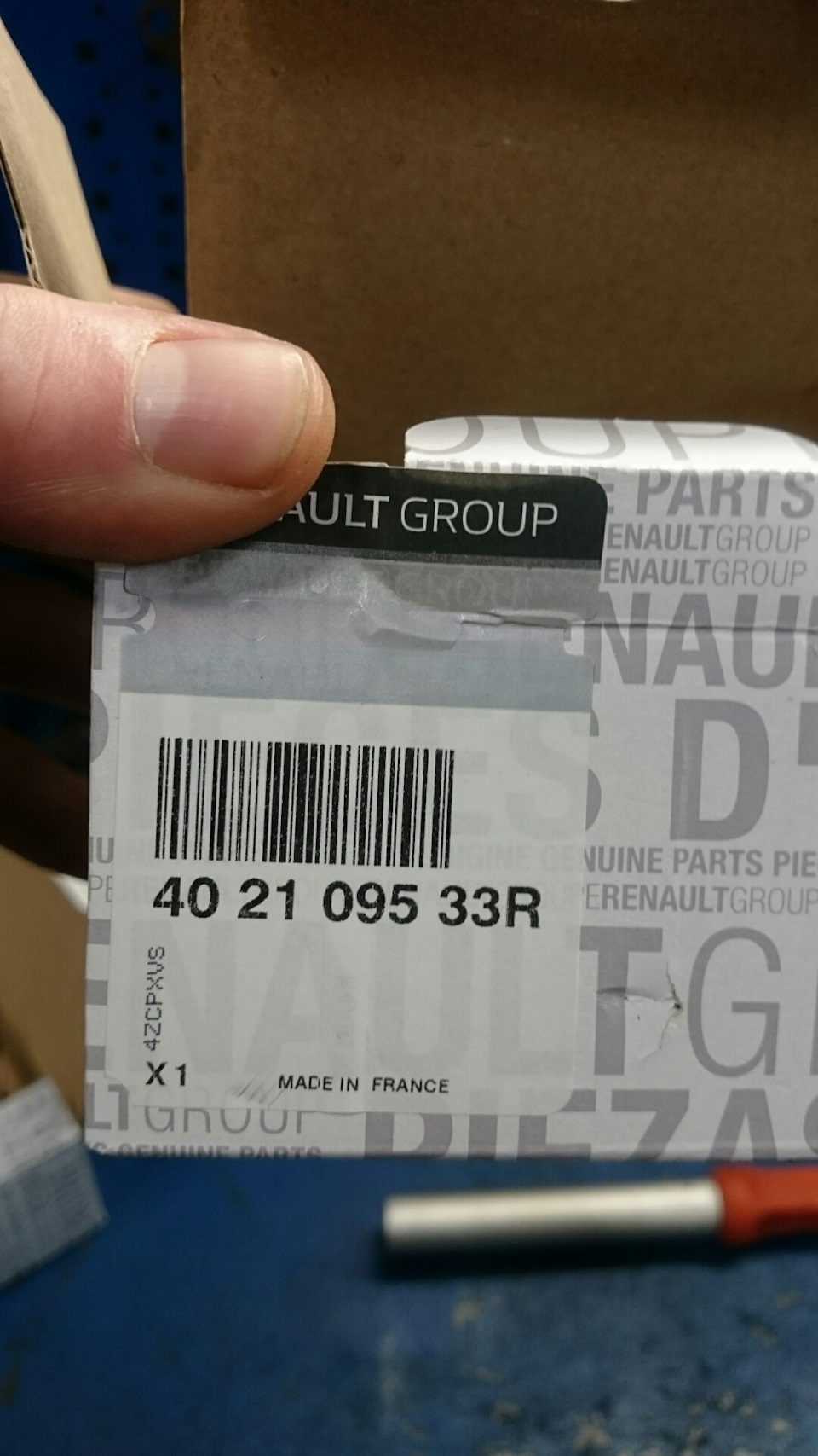 402109533R Подшипник задней ступицы Duster RENAULT | Запчасти на DRIVE2