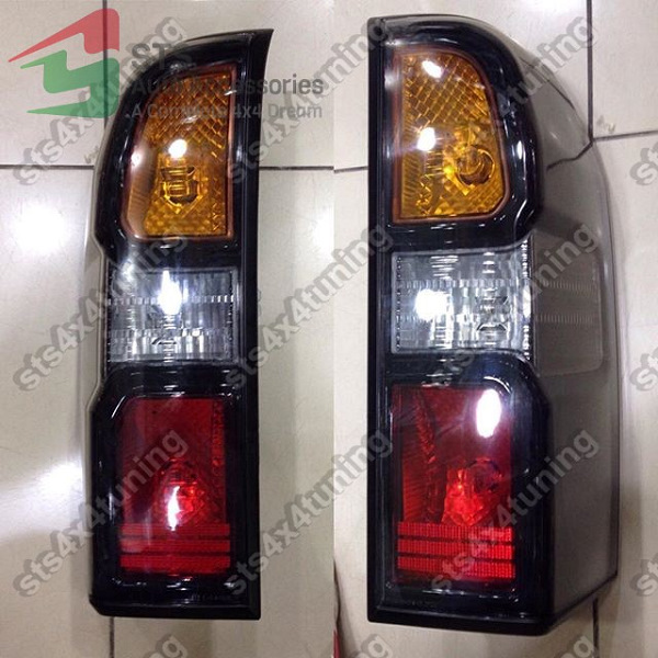 Nissan Patrol GR II Y61 (98-04) фонари задние светодиодные красно-хромированные,