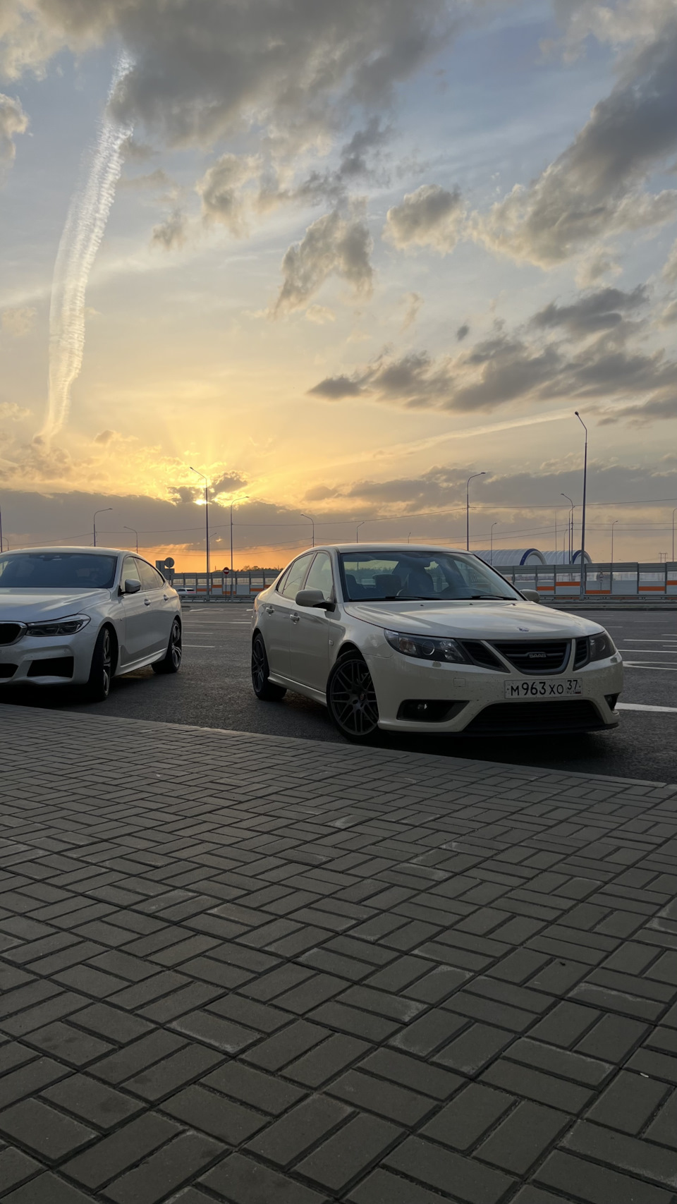 Снова платка, М12 — Saab 9-3 (2G)