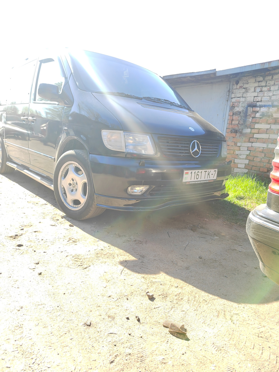 Губа, молдинг, крышка фаркопа — Mercedes-Benz V-Class (W638), 2,2 л ...