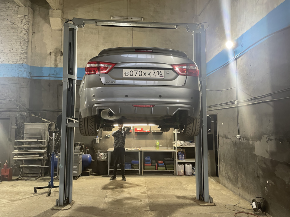 Про выхлоп — Lada Vesta (1G), 1,6 л, 2016 года | тюнинг | DRIVE2