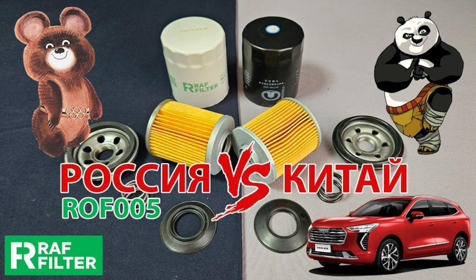 Сравнение масляных фильтров на Haval Jolion (Хавэйл Джолион) — RAF ...