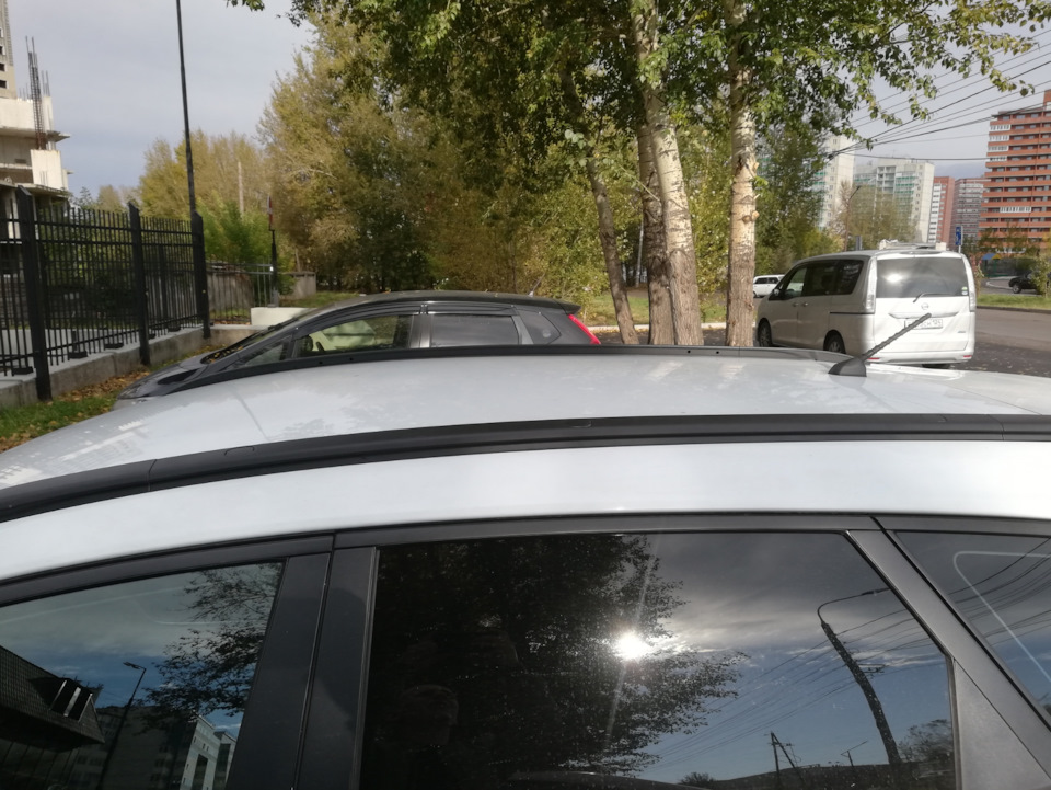 Покраска рейлингов в чёрный) — KIA Ceed SW (2G), 1,6 л, 2013 года ...