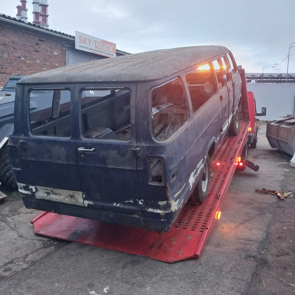 04/2024. Кузов едет на реставрацию — Dodge Ram Van (2G), 5,9 л, 1987 года |  кузовной ремонт | DRIVE2