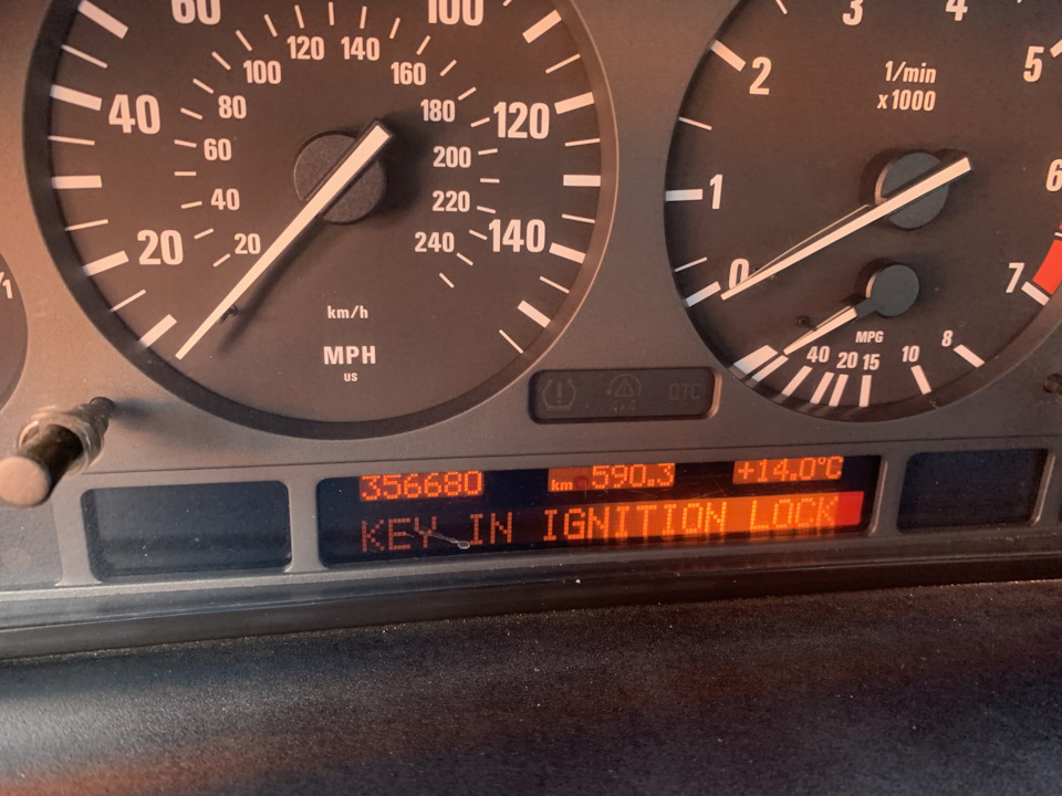 Как отключить key in ignition lock ? — BMW X5 (E53), 3 л, 2004 года
