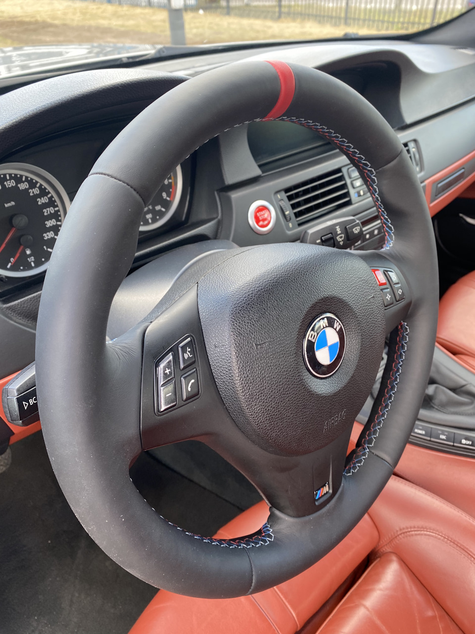 Перешив руля — BMW M3 Coupe (E92), 4 л, 2008 года | стайлинг | DRIVE2