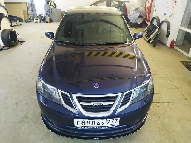 Сплиттера нна — Saab 9-3 (2G), 2 л, 2008 года | стайлинг | DRIVE2