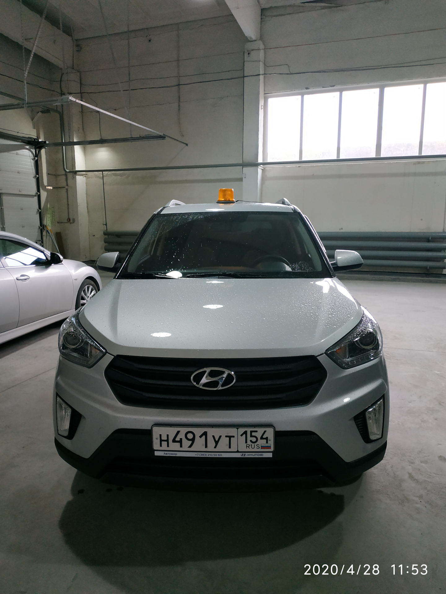 Мигалка. — Hyundai Creta (1G), 2 л, 2020 года | аксессуары | DRIVE2