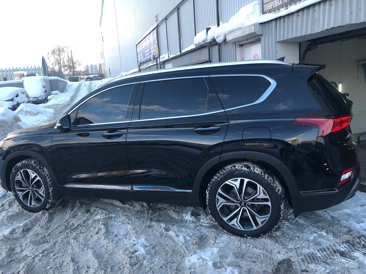 Тонировка — Hyundai Santa Fe (4G), 2,2 л, 2018 года | тюнинг | DRIVE2