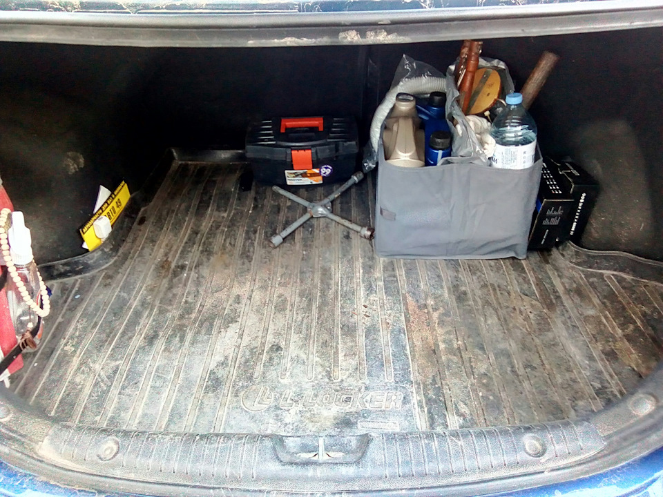 Приобрел органайзер в багажник — Hyundai Solaris (1G), 1,4 л, 2012 года ...