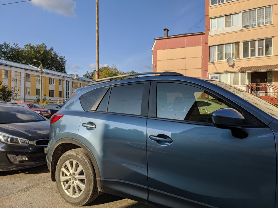 Установка рейлингов АПС — Mazda CX-5 (1G), 2 л, 2014 года | аксессуары ...