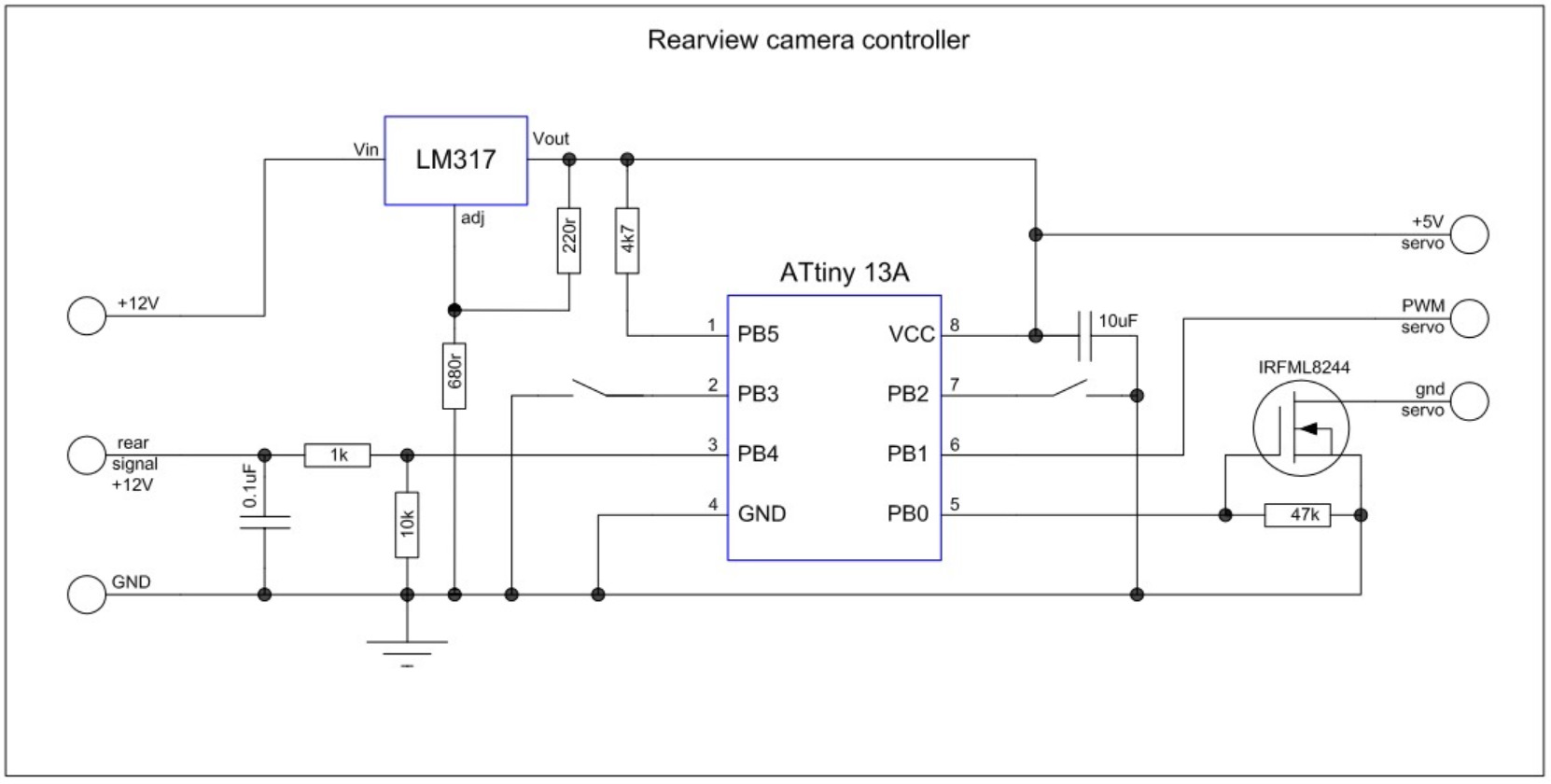 Attiny13 схемы устройств