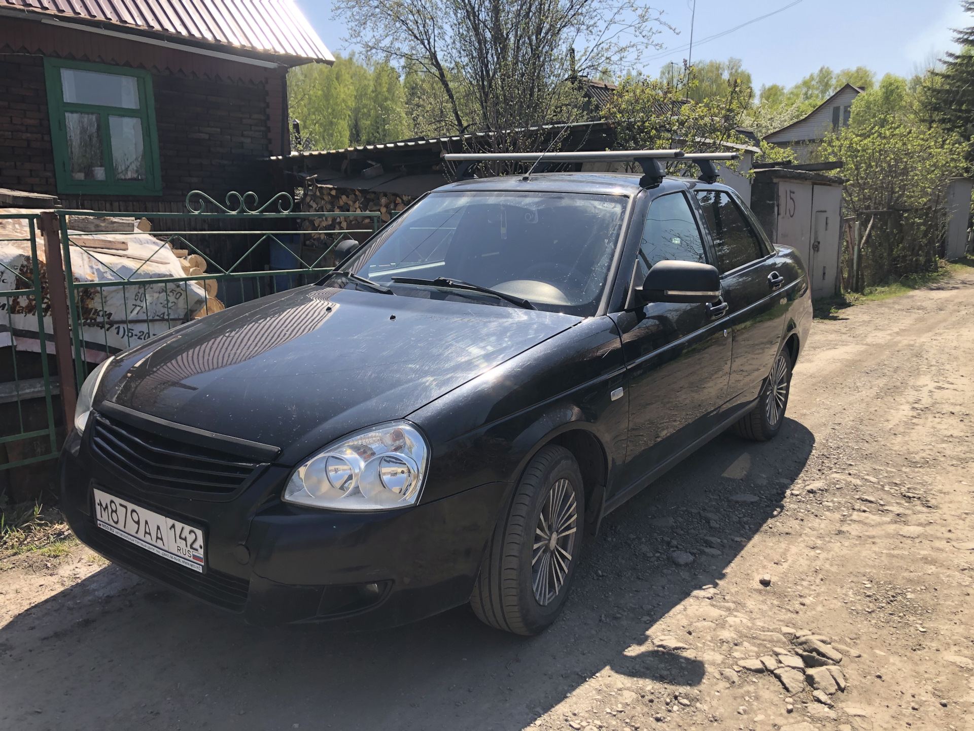 Багажник на крышу — Lada Приора седан, 1,6 л, 2011 года | стайлинг | DRIVE2