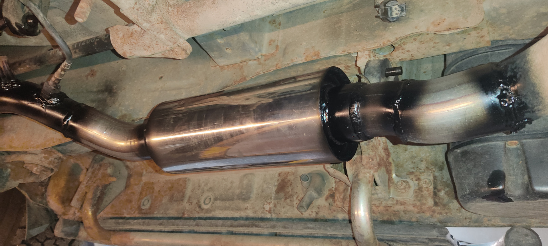 Новый генератор на 6g72 и переварка глушителя — Mitsubishi Delica (L400 ...