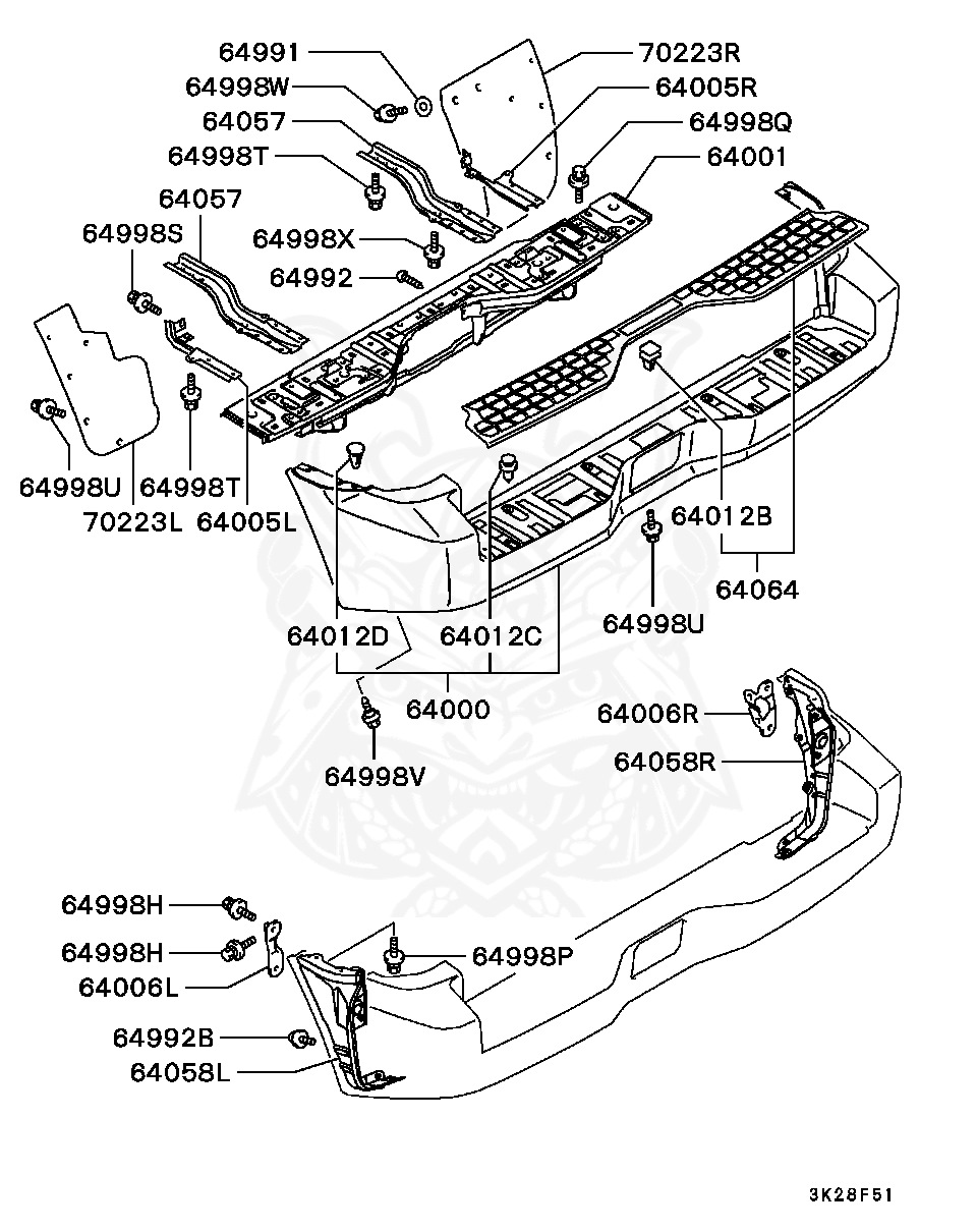 Японский каталог запчастей NENGUN на Pajero Evolution V55W — GNHX — 6G74  -1997 — Mitsubishi Pajero Evolution, 4,3 л, 1997 года | запчасти | DRIVE2