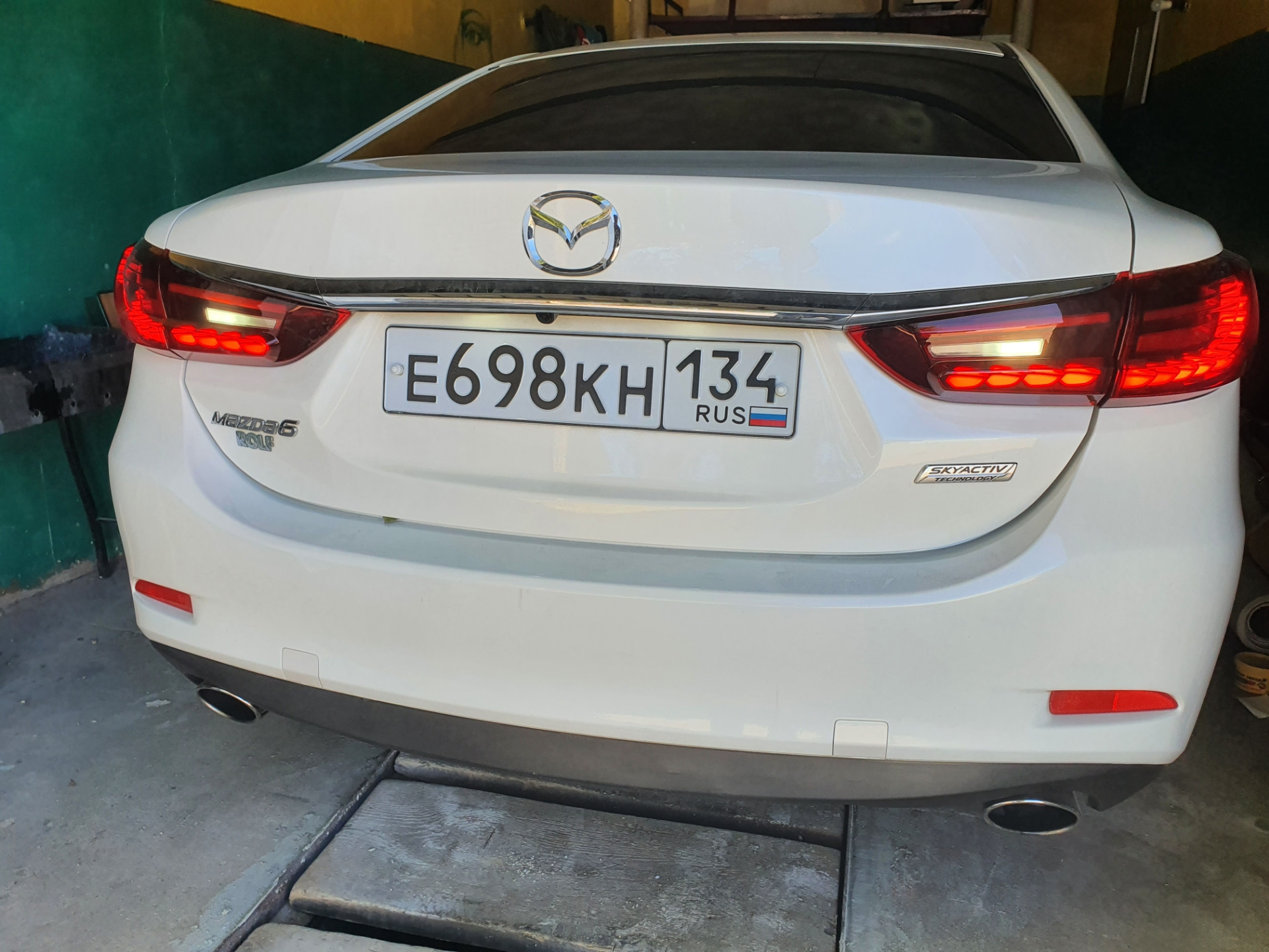 Led фонари с поднебесной на мазда 6 gj — Mazda 6 (3G) GJ, 2 л, 2015 ...