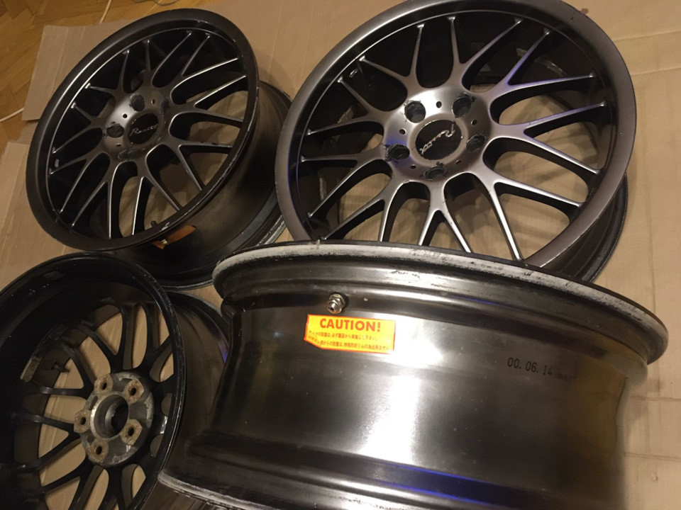 Литые диски WEDS 7,5Jx18 ET38 5x114,3 на Toyota Harrier (1G), Toyota ...
