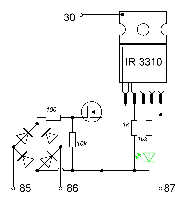 Ir3310 схема включения