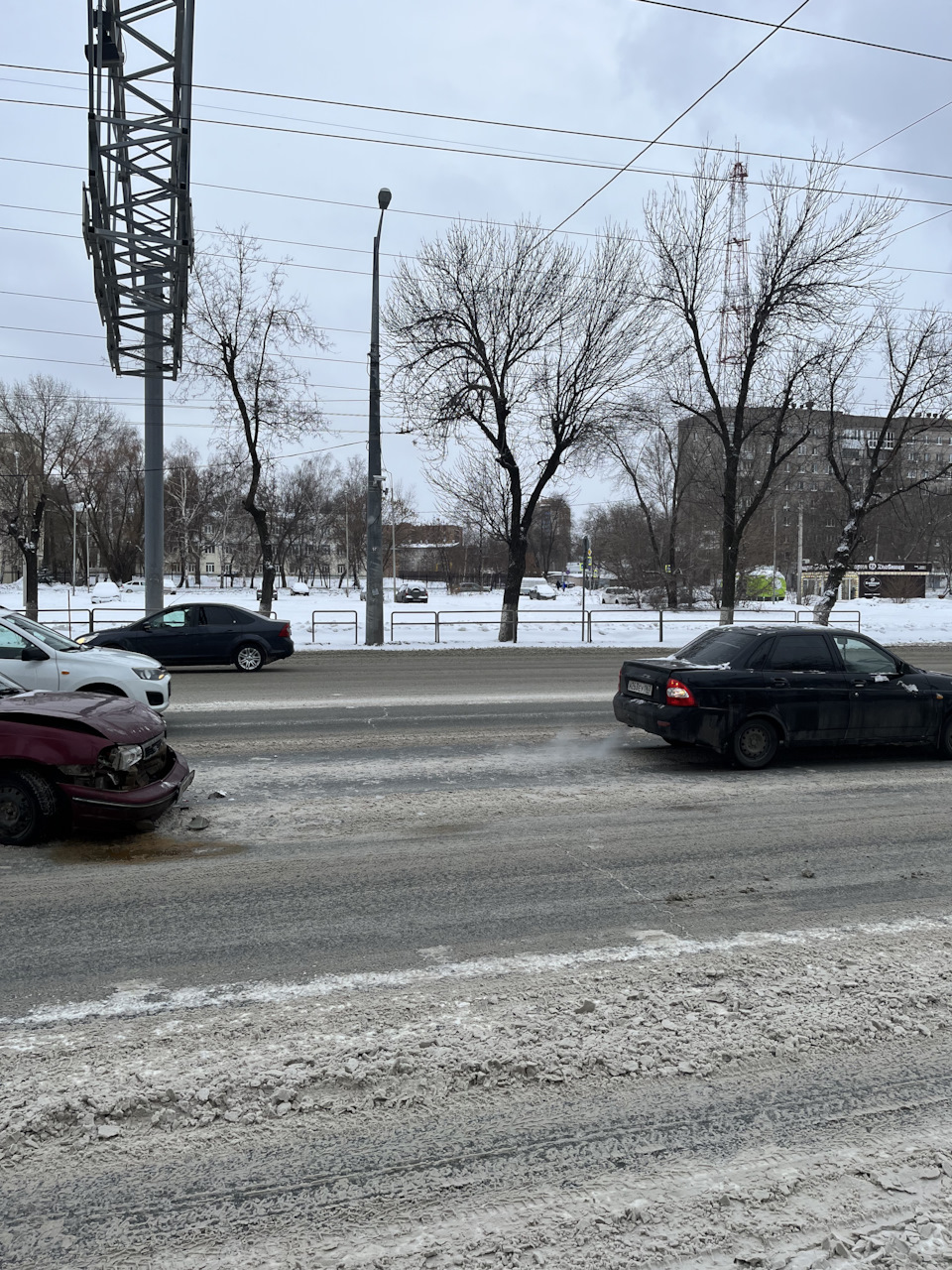 Авария и последствия — Lada Приора седан, 1,6 л, 2010 года | ДТП | DRIVE2