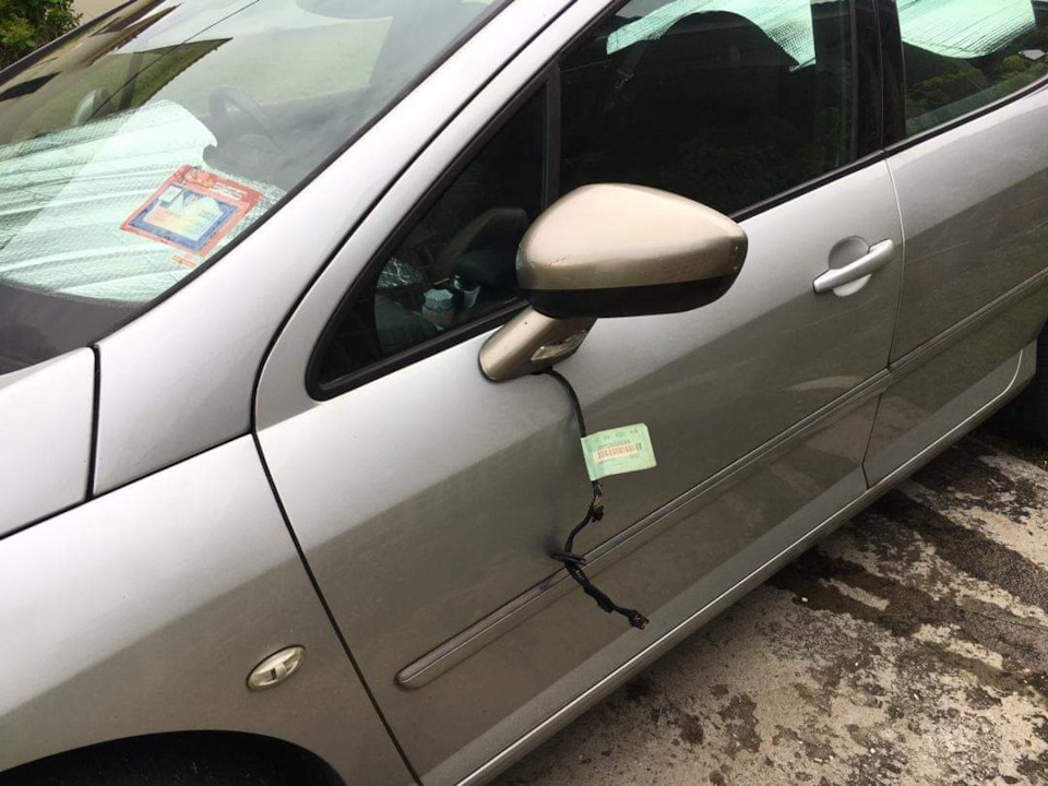 Fitting Peugeot RCZ wing mirrors — Peugeot 407, 3 л, 2009 года