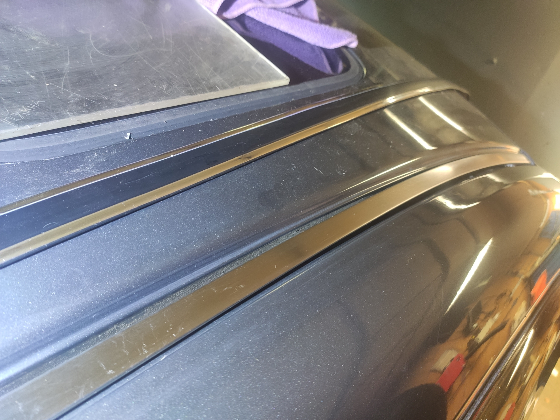 Ремонт молдингов крыши — Honda Odyssey (USA) (3G), 3,5 л, 2008 года ...